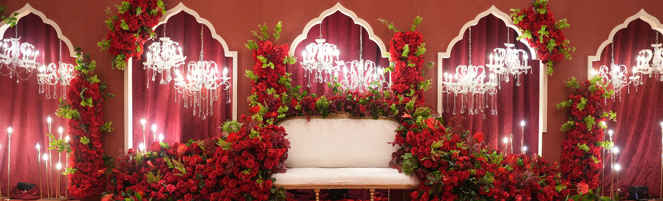 Wedding ceremony setup in the UAE