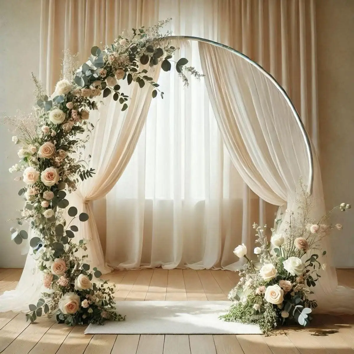 Wedding floral ceremony