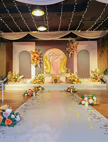 White wedding decor